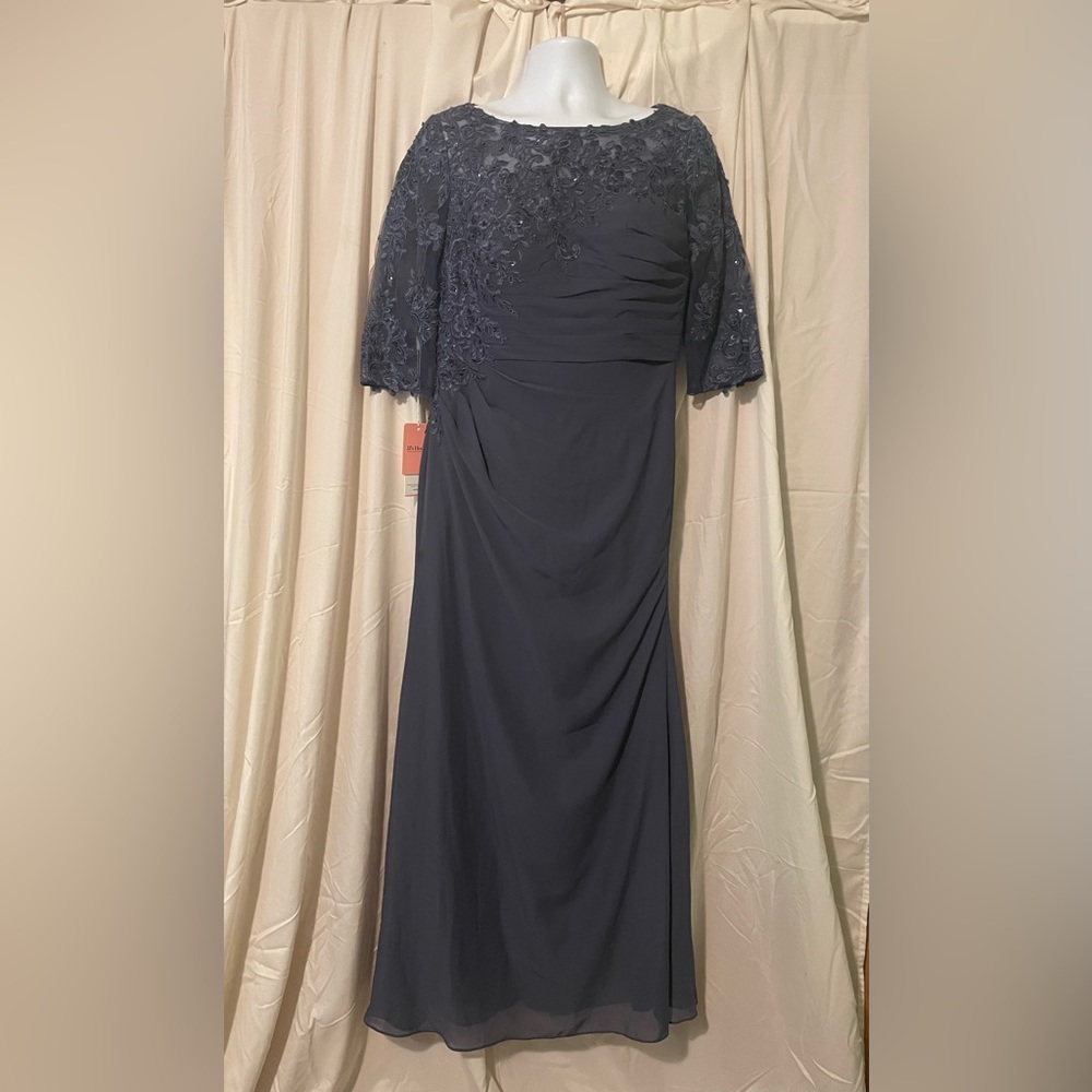 Women’s SZ 14 dress Stormy blue NWT